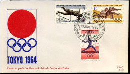 FDC - 545/50 Olympische Spelen Tokio - Otros & Sin Clasificación