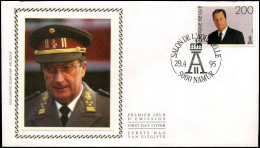 België - FDC Zijde / Soie  -2599 Koning Albert II  - Stempel : Namur - 1991-2000