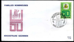 België - FDC -1601 Bond Van Grote En Jonge Gezinnen  --  Stempel : Brussel-Bruxelles - 1971-1980