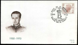 België - FDC -1543 Koning Boudewijn  --  Stempel : Bruxelles-Brussel - 1961-1970