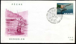België - FDC -1547 Hengelen  --  Stempel : Antwerpen - 1961-1970