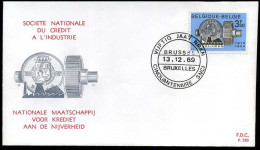 België - FDC -1516 Nat. Maatschappij Voor Krediet Aan De Nijverheid --  Stempel : Brussel-Bruxelles - 1961-1970