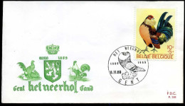 België - FDC -1513 Antwerpse Baardkriel   --  Stempel : Gent - 1961-1970