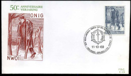 België - FDC -1510 Nationaal Werk Voor Oorlogsinvaliden    --  Stempel : Brussel-Bruxelles - 1961-1970