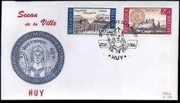 België - FDC -1385/88 Culturele Uitgifte   --  Stempel :  Huy - 1961-1970