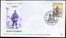 België - FDC -1381 Dag Van De Postzegel   --  Stempel : Saint-Hubert - 1961-1970