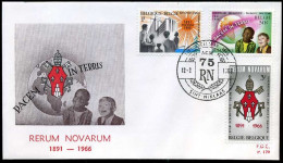 België - FDC -1360/62 Rerum Novarum   --  Stempel : Sint-Niklaas - 1961-1970
