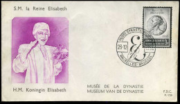 België - FDC -1359 Koningin Elisabeth   --  Stempel : Bruxelles-Brussel - 1961-1970
