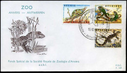 België - FDC -1344/48 Zoo Van Antwerpen   --  Stempel : Antwerpen - 1961-1970