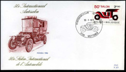 België - FDC -1568 50e Internationaal Automobielsalon   --  Stempel : Wetteren - 1971-1980