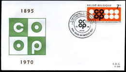 België - FDC -1536 Internationale Coöperatieve Alliantie --  Stempel : Brussel-Bruxelles - 1961-1970