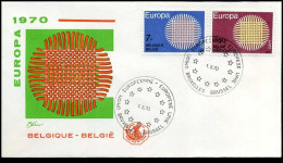 België - FDC -1530/31 Europa CEPT --  Stempel : Bruxelles-Brussel - 1961-1970