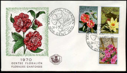 België - FDC -1523/25 Gentse Floraliën --  Stempel : Gent - 1961-1970