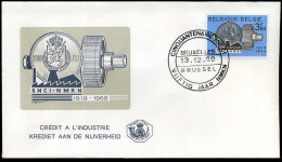 België - FDC -1516 Nationale Maatschappij Voor Krediet Aan De Nijverheid --  Stempel : Bruxelles-Brussel - 1961-1970