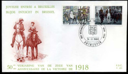 België - FDC -1474/77 Patriottische Uitgifte   --  Stempel : Antwerpen - 1961-1970