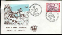 België - FDC -1413 Dag Van De Postzegel  --  Stempel : Brussel-Bruxelles - 1961-1970