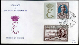 België - FDC -1363/66 H.M. Koningin Elisabeth --  Stempel : Bruxelles-Brussel - 1961-1970