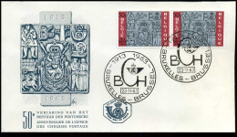 België - FDC -1271 Bestuur Der Postchecks -- Stempel : Bruxelles-Brussel - 1961-1970