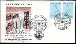 België - FDC -1224 Concentratiekampen  -- Stempel : Breendonk - 1961-1970