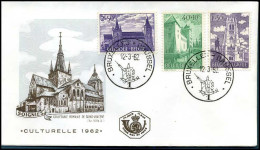 België - FDC -1205/11 Culturele Uitgifte, Meesterwerken Bouwkunde -- Stempel : Bruxelles-Brussel - 1961-1970
