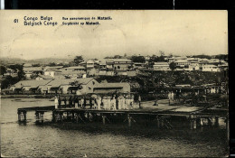 Carte Avec Vue: N° 43 - 61 ( Vue Panoramique De Matadi ) Obl. MATADI 10/08/1921 - Stamped Stationery
