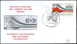 België - FDC -1825 - 50e Verjaardag N.M.B.S.  -- Stempel  :  Mechelen - 1971-1980