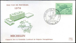 België - FDC -1529 - Dag Van De Postzegel  -- Stempel  :  Mechelen - 1961-1970