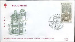 België - FDC -1918/20 - Solidariteit  -- Stempel  :  Roeselare - 1971-1980