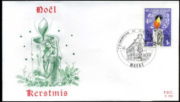 België - FDC -1478 - Kerstmis -- Stempel  :  Wavre - 1961-1970