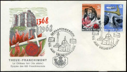 België - FDC -1448/51 - Historische Uitgifte -- Stempel  : Geraardsbergen - 1961-1970