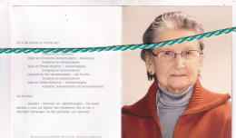 Gerarda Gevaert-Vanderhaeghe, Ruddervoorde 1920, Torhout 2022. Honderdjarige. Foto - Obituary Notices