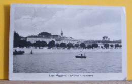 (ARO3) ARONA - PANORAMA / ANIMATA VIAGGIATA  1919 - Other & Unclassified