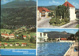 72500872 Bodenmais Teilansichten Kirche Freibad Bayerischer Wald Bodenmais - Bodenmais