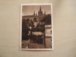 Carte Postale Ancienne 1947 PRAHA Castle And Little Side - Czech Republic