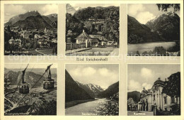 72500766 Bad Reichenhall Gesamtansicht Mit Alpenpanorama Saalachbruecke Schroffe - Bad Reichenhall