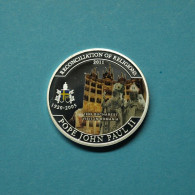 Palau 2005 1 Dollar Johannes Paul II. In Rumänien Cu Versilbert PP (M5118 - Sin Clasificación