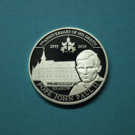 Palau 2010 1 Dollar Johannes Paul II. Priesterseminar Cu Versilbert PP (M5120 - Ohne Zuordnung