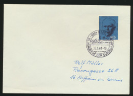 Bund Brief EF Mit SST Kiel Kongress Europa Union Nach Hofheim Taunus 26.5.1961 - Storia Postale