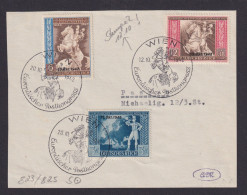 Reich Ostmark Wien SST Europäischer Postkongress V. 12.10! Selten Wie Später Die - Brieven En Documenten
