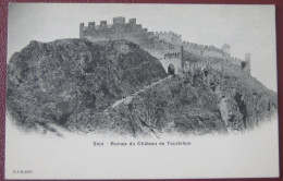Sion (VS) -  Ruines Du Chateau De Tourbillon - Sion