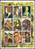 GUINEA GUINEE 1998 - 1 Sheet - MNH - Léonard De Vinci - Leonardo Da Vinci - Italian Painter - Engineer - Architect - Autres & Non Classés