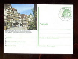 "BUNDESREPUBLIK DEUTSCHLAND" 1981, Bildpostkarte Mit Bildgleichem Stempel Ex "BAD SALZUFLEN" (R2027) - Illustrated Postcards - Used