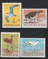 HOLANDA 1961 - PAYS BAS - THE NETHERLANDS - AVES - PAJAROS - YVERT 733/736** INC - Ongebruikt