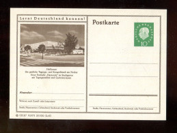 "BUNDESREPUBLIK DEUTSCHLAND" 1960, Bildpostkarte Mit Bild "HEILBRONN" ** (R2028) - Cartes Postales Illustrées - Neuves