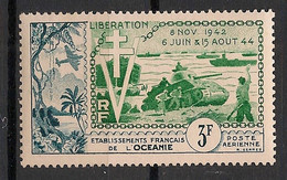 OCEANIE - 1954 - Poste Aérienne PA N°YT. 31 - Anniversaire De La Libération - Neuf Luxe ** / MNH / Postfrisch - Luchtpost