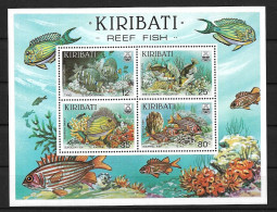 KIRIBATI 1985 REEF FISH MNH - Meereswelt