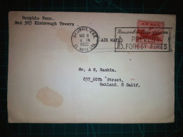 ÉTATS-UNIS, Enveloppe Circulant Avec Le Cachet Spécial "Vous Seul Pouvez Prévenir Les Incendies De Forêt". Année 1956. - Used Stamps