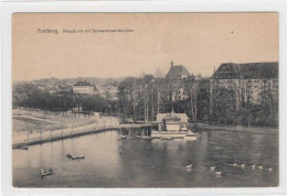 39084611 - Freiberg. Kreuzteich Schwanenschloesschen. Karte Beschrieben. Gute Erhaltung. - Freiberg (Sachsen)