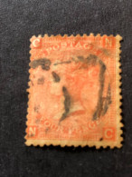 GB  SG 94  4d Vermilion Plate 12 - Used Stamps