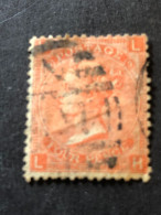GB  SG 94  4d Vermilion Plate 9 - Used Stamps
